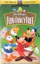 FUN &amp; FANCY FREE (vhs) *NEW* 50th anniversary, booklet, Making-of featur... - £7.82 GBP