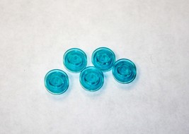 Light Blue Clear Water Of 5 1X1 Round Piece Minifigure US - $1.82