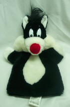 Vintage Wb Looney Tunes Sylvester Cat Hand Puppet 10&quot; Plush Stuffed Animal 1989 - £15.79 GBP