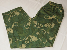 Boys no tags see measurements*** sleep pants lizard&#39;s green PJ bottoms EUC - £10.27 GBP