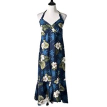 Pacific Legend Made in Hawaii Midi Dress Hibiscus Sundress Tropical Women Size M - £22.09 GBP