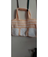 The Juicy Peace, hand crocheted shoulder bag, 22 inches wide, 14 inches ... - $41.16 CAD