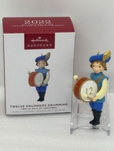 Hallmark 2022 Final In The 12 Days Of Christmas Series 12 Drummers Drumming - £7.13 GBP