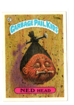1986 Topps Garbage Pail Kids Series 3 NED HEAD #119a Sticker Card GPK VG-EX - £1.53 GBP