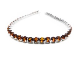 Mens Madiera Citrine Bracelet 925 Silver Brandy Citrine Bracelet WeddingBracelet - £127.15 GBP+