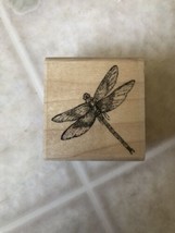Intricate Dragonfly Bug Insect Stampabilities D1042 Wood Rubber Stamp - £15.21 GBP
