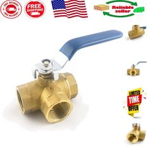 Versatile 3-Port L-Port Ball Valve - Chrome Ball and Adjustable Gland De... - $437.59 MXN