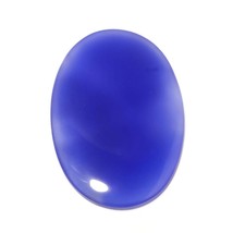86.65 Cts Blue Onyx Oval Extra Large Loose Gemstone for Jewelry Making Stone - £9.36 GBP