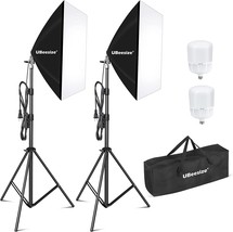 Professional Photo Studio Lighting For Video Recording And Portrait Phot... - £62.15 GBP