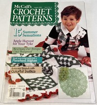 McCall&#39;s Crochet Patterns Magazine August 1992 Vol 6 No. 4 Back Issue - £5.45 GBP