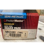 Pontiac FIERO 1984-87 FrictionMaster MKD-261 Disc Brake Pad Pads Set - $40.69 CAD