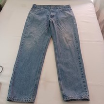 Carhartt Men's Jeans B17-STW Relaxed Fit Blue Cotton Denim Work Size 36X32 image 12