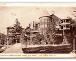 Lake Side From Forest Hall Group Lake Placid Club New York NY UNP DB Pos... - $2.92
