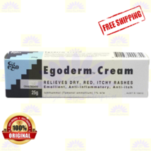 1 X Egoderm Crème 25g Soulage Démangeaison &amp; Inflammation Réduit Irritat... - £16.22 GBP
