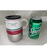 2006 Starbucks Coffee 14oz Travel Mug No Skid Ceramic Metal Stainless Base - $19.79