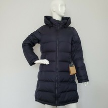 THE NORTH FACE WOMEN METRO 3 PARKA DOWN WINTER HOODIE PUFFER COAT Navy s... - £133.35 GBP