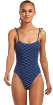 Vitamin A Swim Rumba Dots Deep Blue Valentina One Piece Bodysuit (4/XS) Nwt $194 - £90.06 GBP
