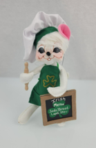 Annalee Dolls / / St. Patrick's Day / 6” Irish Chef Mouse - $32.18