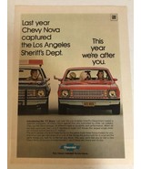 1977 Chevrolet Nova Vintage Print Ad pa8 - $8.90