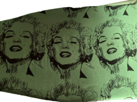 Marilyn Monroe green chiffon scarf 21" by 58" - $2.97
