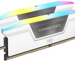 CORSAIR VENGEANCE RGB DDR5 RAM 32GB (2x16GB) 5600MHz CL36 Intel XMP ICUE... - $177.73