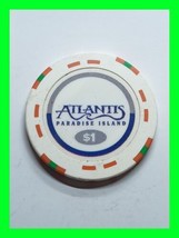 $1 Casino Chip from the Atlantis Casino Resort, Paradise Island, Bahamas  - £11.68 GBP