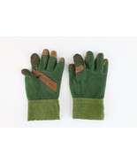 Vtg 70s Morris Feel Gloves Distressed Wool Leather Hunting Gloves Green ... - $909.37 MXN