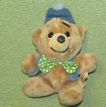 Animal Fair Teddy E Bear Who Slept Through Christmas 7" Plushanimal Korea Vtg - £8.53 GBP
