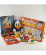 Donald Duck Disney Lot of 6 - Game, Book, Comic, Plush, Candle Holder, Figure - $59.99