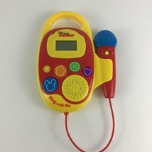 Disney Junior Sing With Me Sing Along Music Player Microphone Mickey Toy TESTED - £22.11 GBP