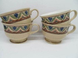 Mikasa Potters Touch Sausalito Footed Cups bundle of 4  - £15.14 GBP