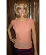 VERSACE JEANS COUTURE TOP PEACH  sz MEDIUM NEW - $495.92 MXN