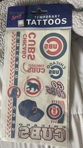 Chicago Cubs Temporary Tattoos  Baseball Gift Sheet Fan MLB Fan WinCraft NEW - £4.28 GBP