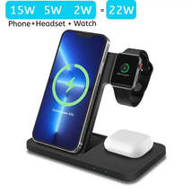 25W 3in1 Magnetic Wireless Fast Charging Stand - Power Delivery PD Charg... - £14.31 GBP+