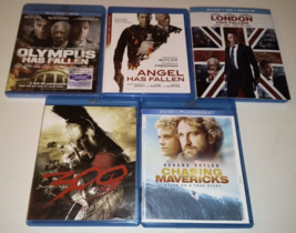 5 Gerard Butler Blu-rays - Olympus London Angel Has Fallen + 300 + Ch ASIN G Maver - £22.42 GBP