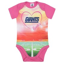 NFL New York Giants Bodysuit Stadium Design Pink Size 3 Month Gerber - £12.13 GBP
