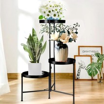 Extra High 35&#39;&#39; Tall Plant Stand Indoor Outdoor Extra Wide 10&quot; 3 Tier He... - $58.99