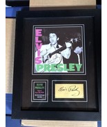 Authentic piece of Elvis Presley&#39;s hair  COA certificate 13 X 16 Memorab... - £233.54 GBP