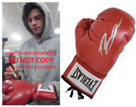 Ryan Garcia Boxing Champion signed boxing glove COA exact proof autographed. - £197.58 GBP