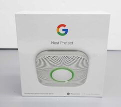 Google Nest Protect S3003LWES Wired Carbon Monoxide Smoke Detector Alarm image 2