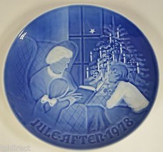 Vintage Bing And Grondahl Porcelain Christmas Plate A Christmas Tale 1978 Decor - £12.12 GBP
