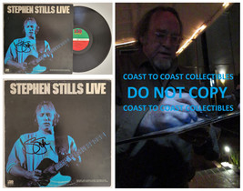Stephen Stills signed Live album vinyl record COA exact proof autographed - £318.48 GBP