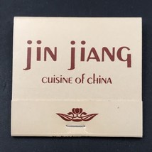 Jin Jiang Chinese Cuisine Restaurant Burlingame CA Matchbook Full 30 Uns... - £11.05 GBP