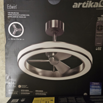 Artika Edwin 23&quot; LED Chandelier Ceiling Fan Light w/ Remote Control OPEN... - $153.45