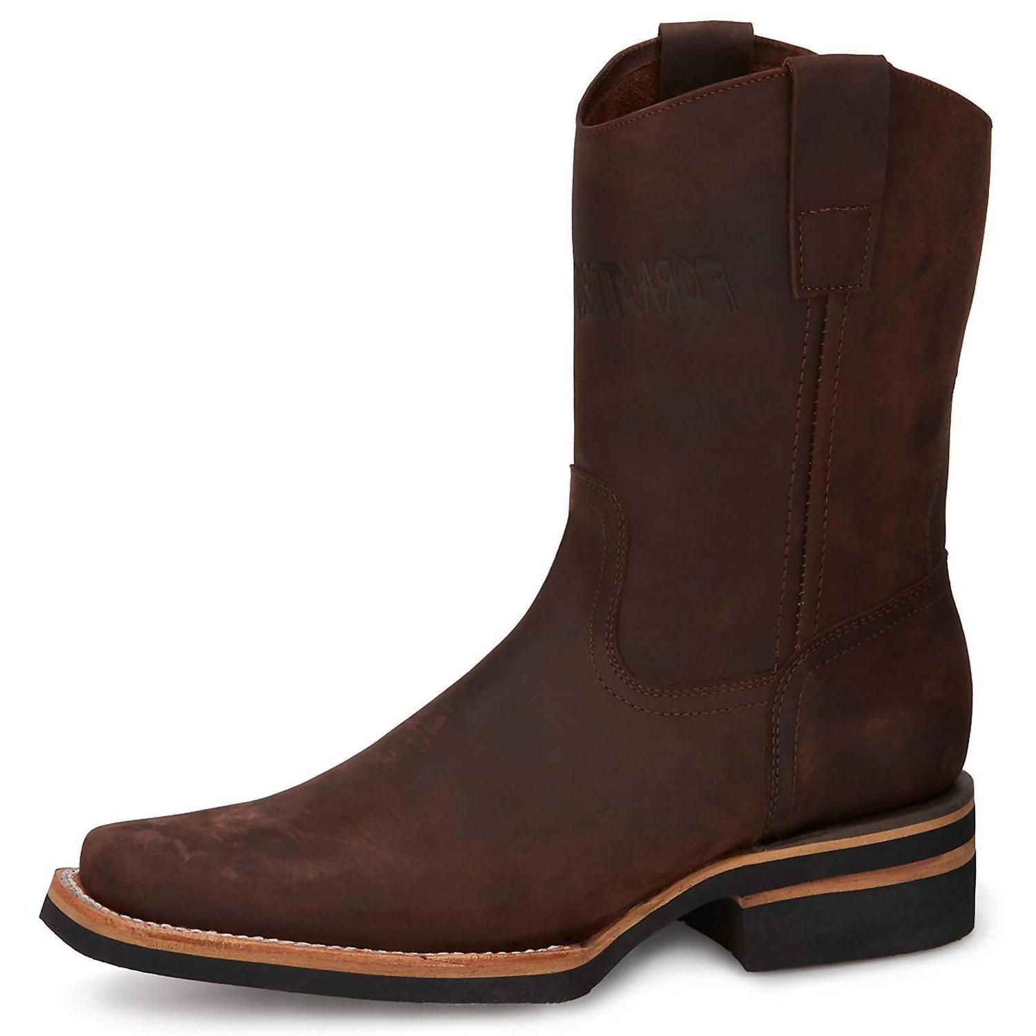 Forastero Men&#39;s Western Suede Leather Boots Brown - $127.00