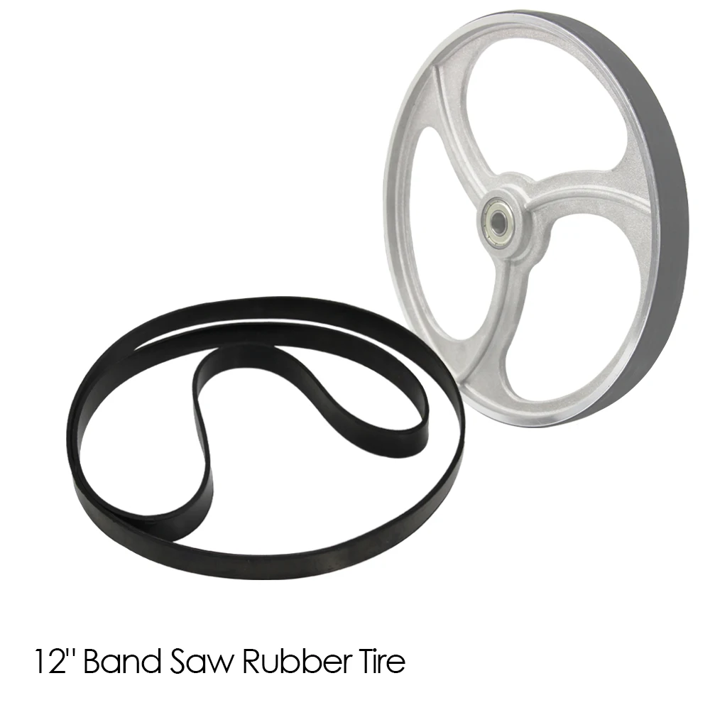 2 Pieces 12 saw Wheel Tire Size 305x20xm  Saw  Spare Parts for Craftsman Jet Gri - £71.09 GBP