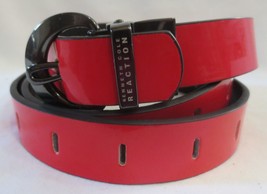 REACTION KENNETH COLE Womens Red/Black Reversible Casual Belt XL 42-44 - £15.73 GBP