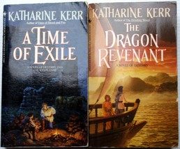 Lot 2 Katharine Kerr Deverry A Time Of Exile~The Dragon Revenant Westlands Elves - £6.70 GBP
