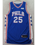 NBA Philadelphia 76ers Ben Simmons Nike Baseball Jersey Mens Size 52 Blu... - $47.03