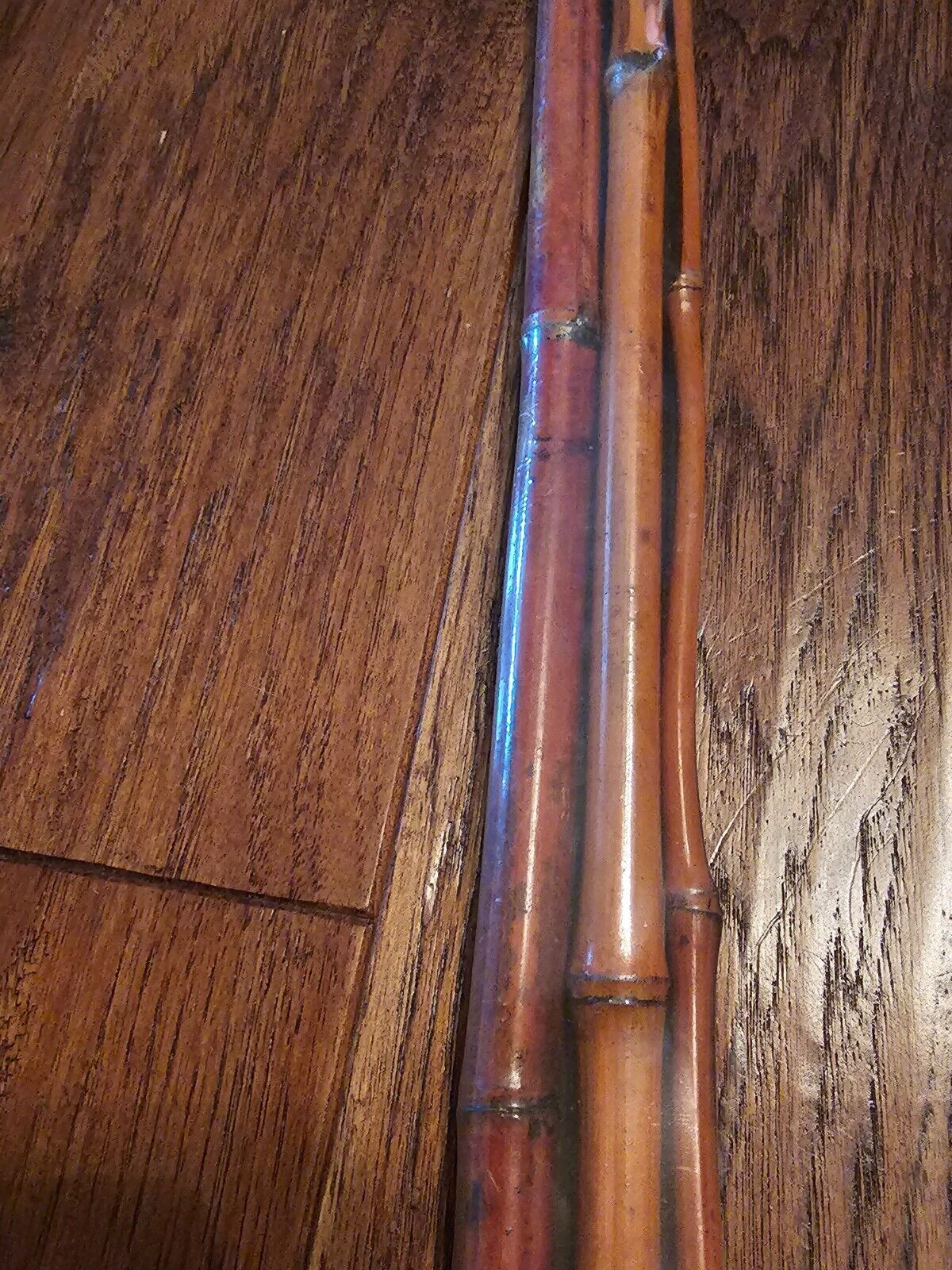 New Antique 12FT Jointed Bamboo Fishing Poles F.J. Niel Co Item image 5